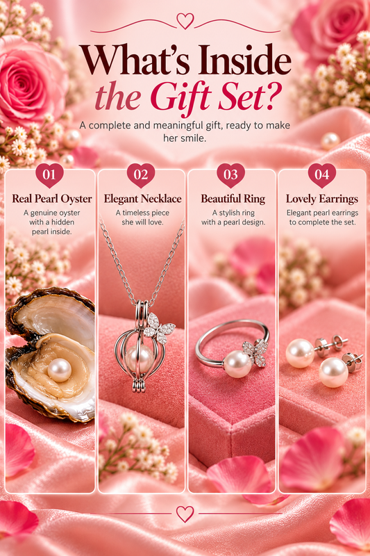 Love Pearl Necklace Gift Set 🩷🎁